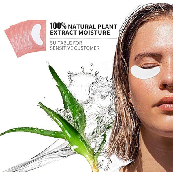 250 Pairs Eye Pads for Eyelash Extension Eyelash Pads Eye Pads Eyelash Eye Patches Eyelash Extension Pad Accessories Under Eye Pads for Eyelash Extensions Good Stay Lunamoon (Pink250)