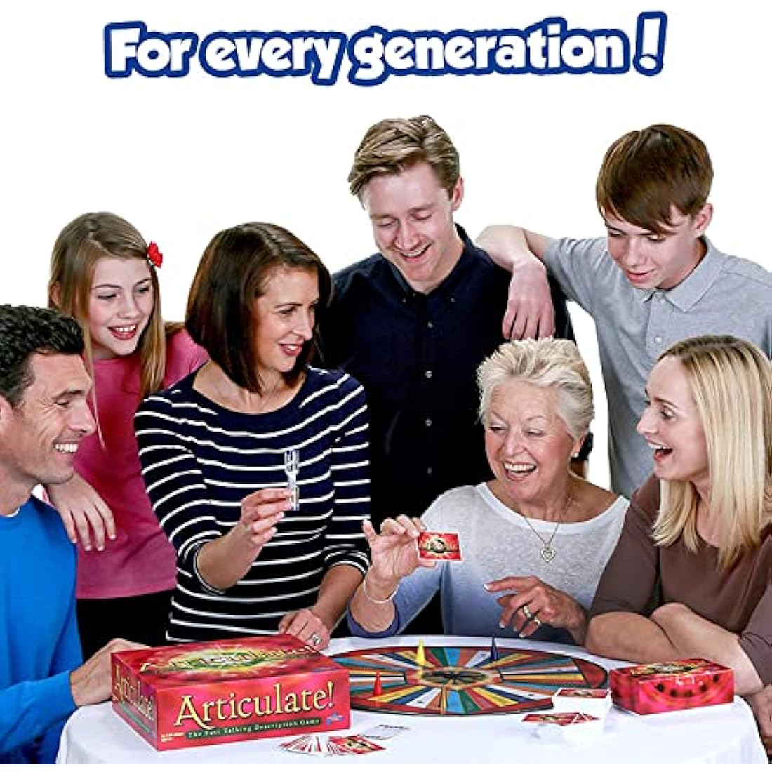 Drumond Park Articulate Family Board Game, The Fast Talking Description Games For Adults And Kids Suitable From 12+ Years For 4-20+ Players