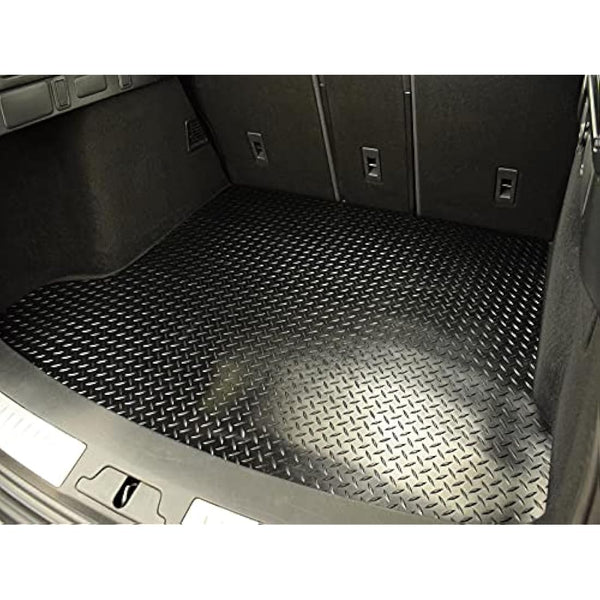 Rubber Boot Liner Compatible With Peugeot 208 (2012-2019) Tailored Fit Heavy-Duty Premium 3Mm Rubber Protector Boot Mat Anti-Slip Durable Waterproof Custom Fit Dog Friendly