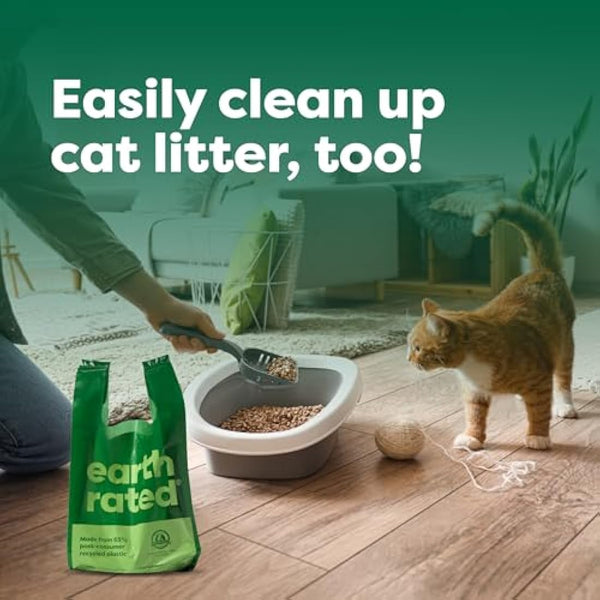 Earth Rated Dog Poo Bags with Handles, Easy Tie and Guaranteed Leakproof, Lavender Scented, 120 Handle Bags