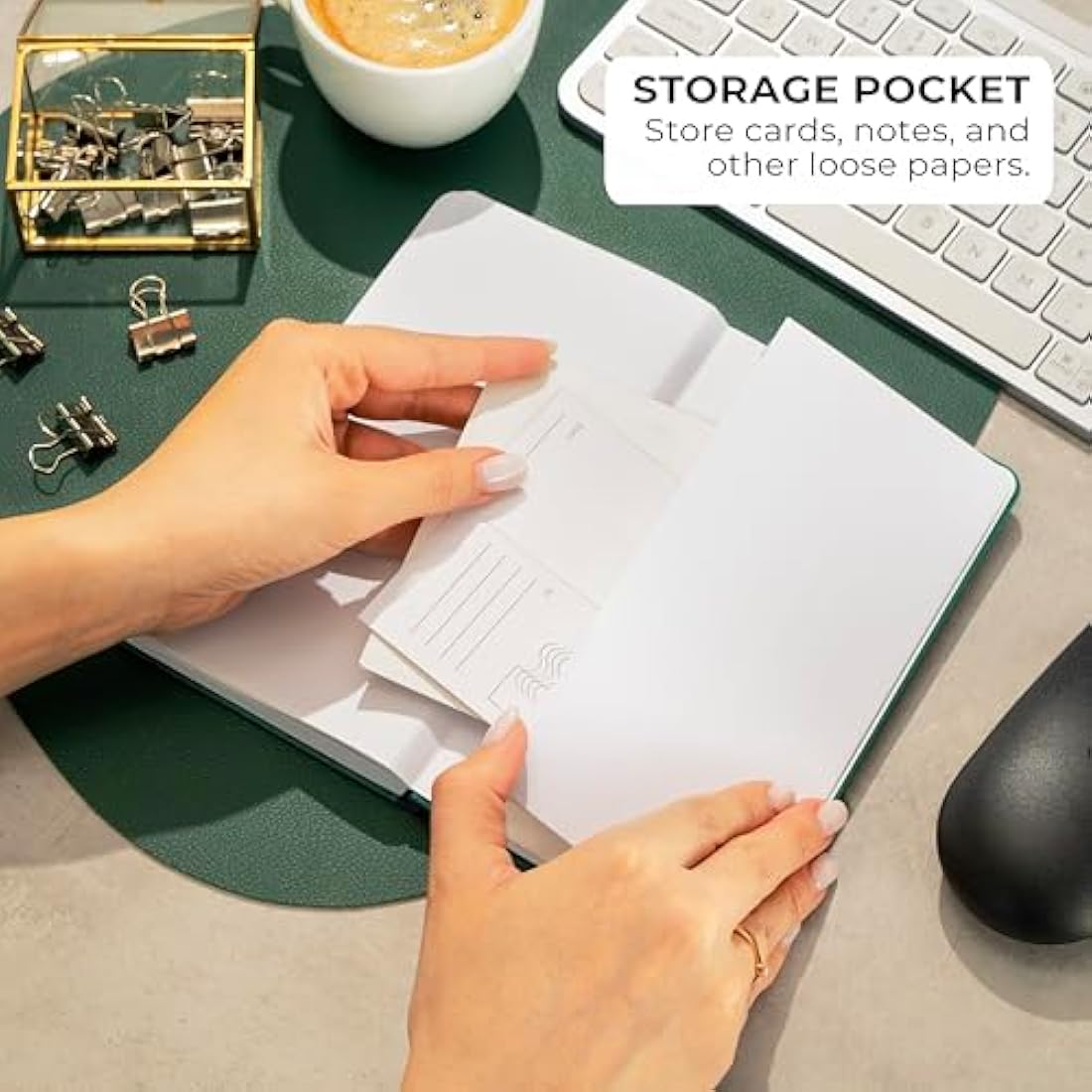 Clever Fox Password Book 2nd Edition – Hardcover Password Keeper with Laminated Alphabetical Tabs – Internet Address Notebook & Login Details Organizer Journal – 10.4x19.3cm (Aquamarine)