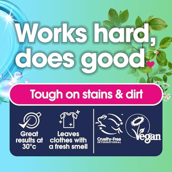 EcoZone Ultra Concentrated Biological Laundry Liquid, Bio Detergent, Washing Machine Powerful Clothing Stain Removal & Cleaning, Natural Vegan, Non Toxic, Eco Friendly, Gentle on Skin, 166 washes (5L)