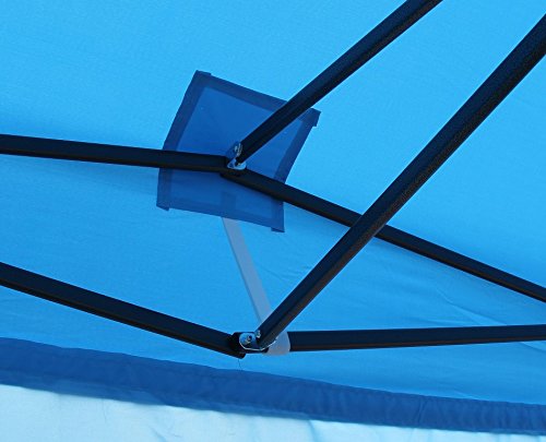 All Seasons Gazebos 3M x 6M Waterproof Gazebo Party Tent with Rustproof Frame and Wheeled Carry Bag (Metallic Grey)