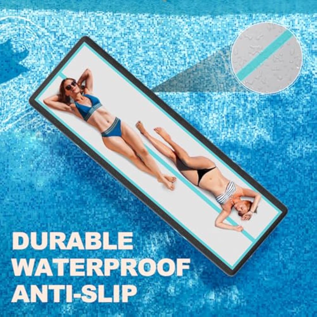 Inflatable Tumbling Gym Mat 10cm/20cm high 2M/3/4M/5M/6M/7M/8M/9M/10M/11M/12M Inflatable Air Gymnastics Mat Training Mats Gymnastics tumbling mat with Air Pump