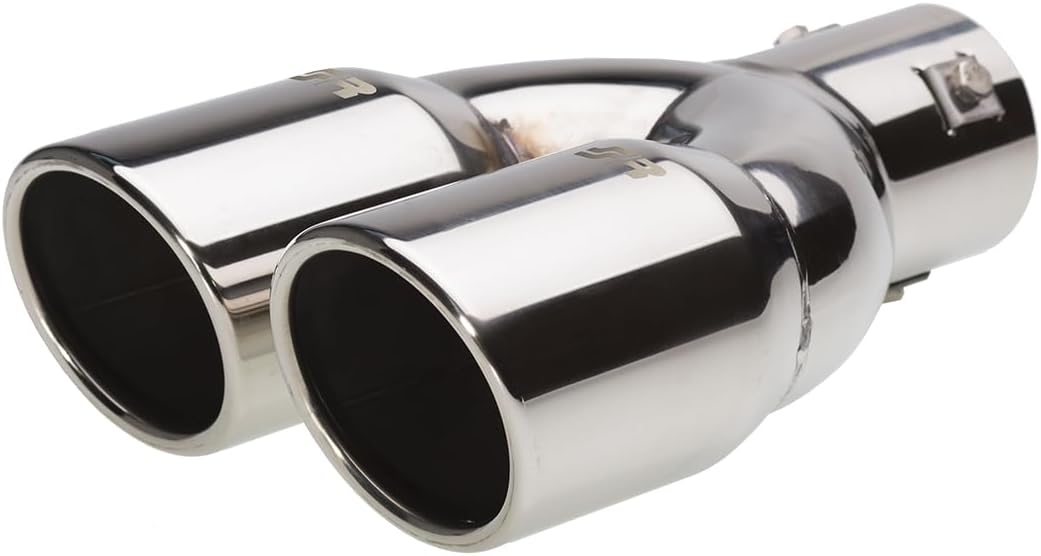 Simoni Racing TRX/18 Exhaust Tip Double Rounded Inox