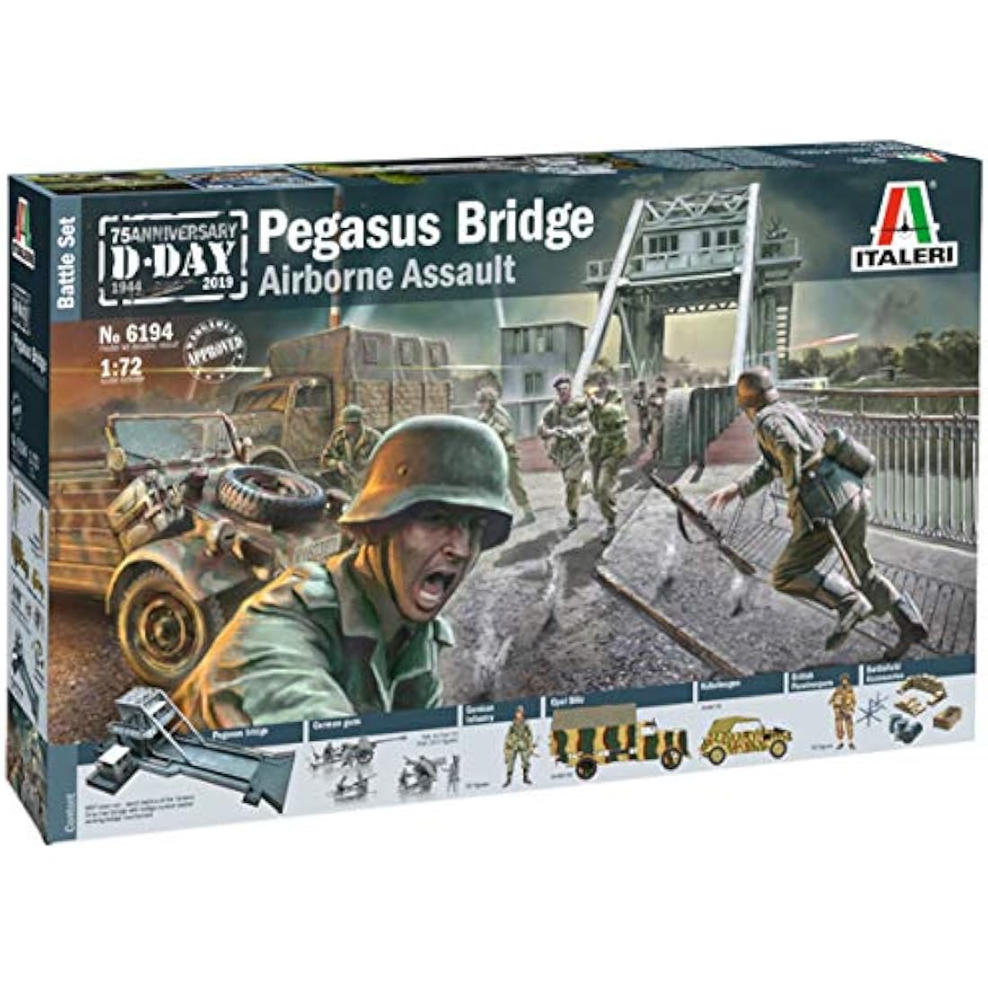 Italeri 1:72 Set - Pegasus Bridge Glider Assault