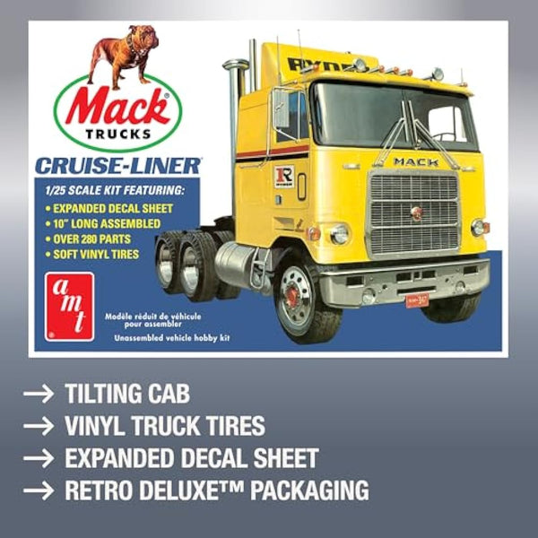 AMT AMT1062 1:25 Mack Cruise-Liner Semi Tractor