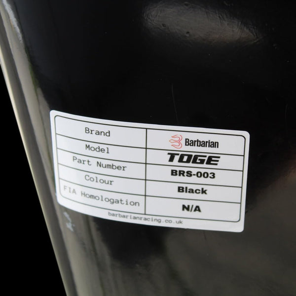 Set of Barbarian Fixed Bucket TOGE Racing Seats for MX5 Mk3 (NC Chassis) Mazda, Black Felt, Track, Race, Drift