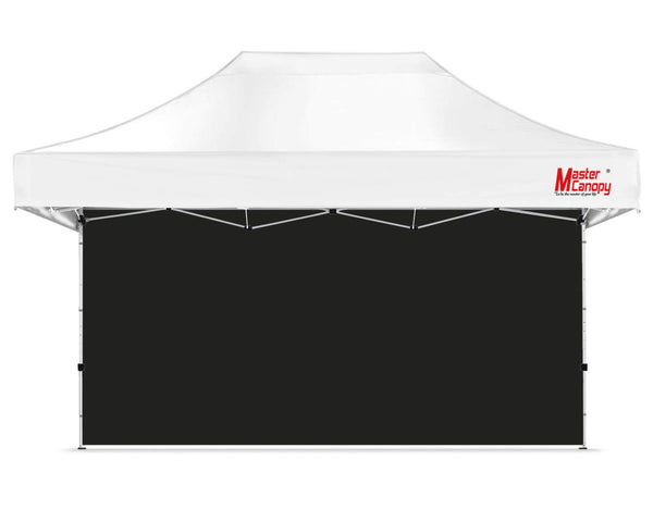 MASTERCANOPY Instant Gazebo Sidewall Panels Sunwall for 3x3M Pop Up Gazebo,1 Piece,Black