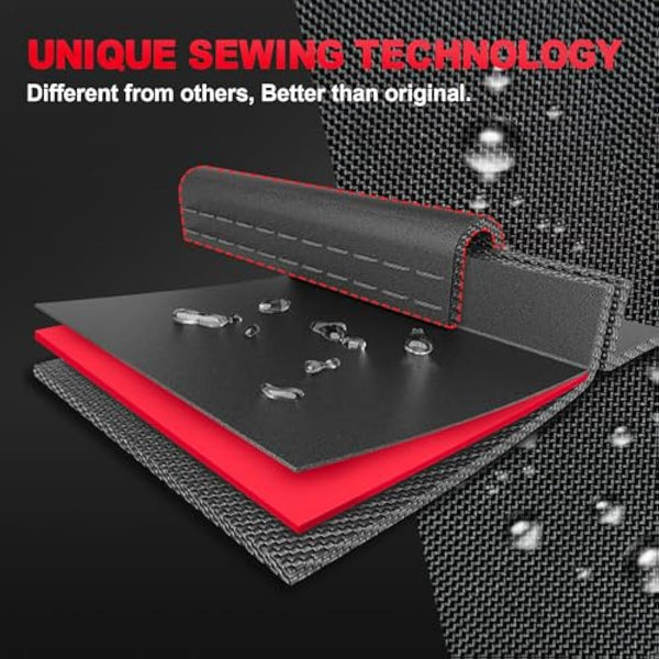 Zettum Bike Cover for 1 Bikes - Stationary Bike Covers for Outside Storage Waterproof Outdoor & Heavy Duty, 600D PU Coating Bicycle Covers for 1 Bike Mountain Bikes, Road Bike, Beach Cruiser Bike