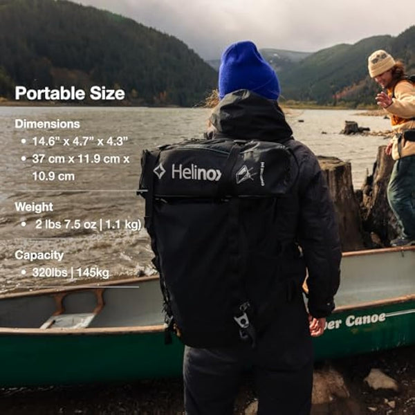 Helinox Chair One (re) High-Performance Camping Chair, Blackout