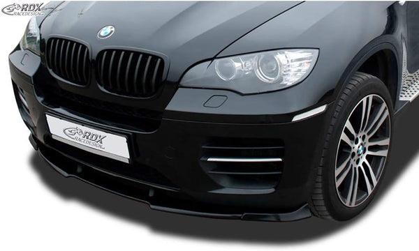 RDX Racedesign Front spoiler Vario-X compatible with BMW X6 E71 2008- incl. M50 (PU)