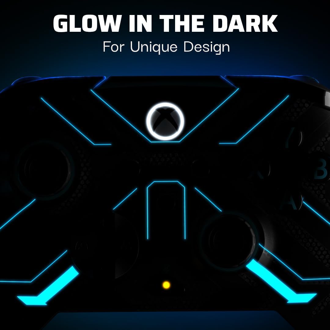 PDP Xbox REMATCH GLOW Wired controller TITAN STEEL