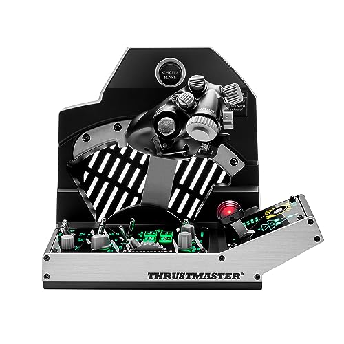 Thrustmaster Viper TQS Mission Pack for PC, Metal Throttle Quadrant System, Throttle and Control Panel Included, Hall Effect Precision, 64 Action Buttons, 6 Axes, Licensed by the U.S. Air Force