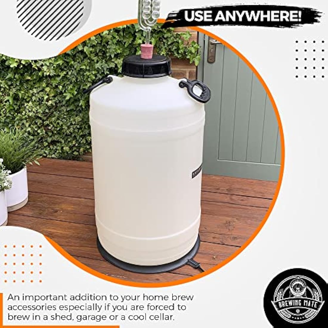 Brewing Mate Home Brew Heat Pad Mat (Adjustable Power)