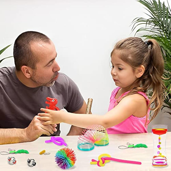 Fidget Toys, Sensory Toys for Autism ADHD People, Stress Balls Anxiety Relief, Stress Relief and Anti-Anxiety Gift for Adults, Kids Party Bag Fillers