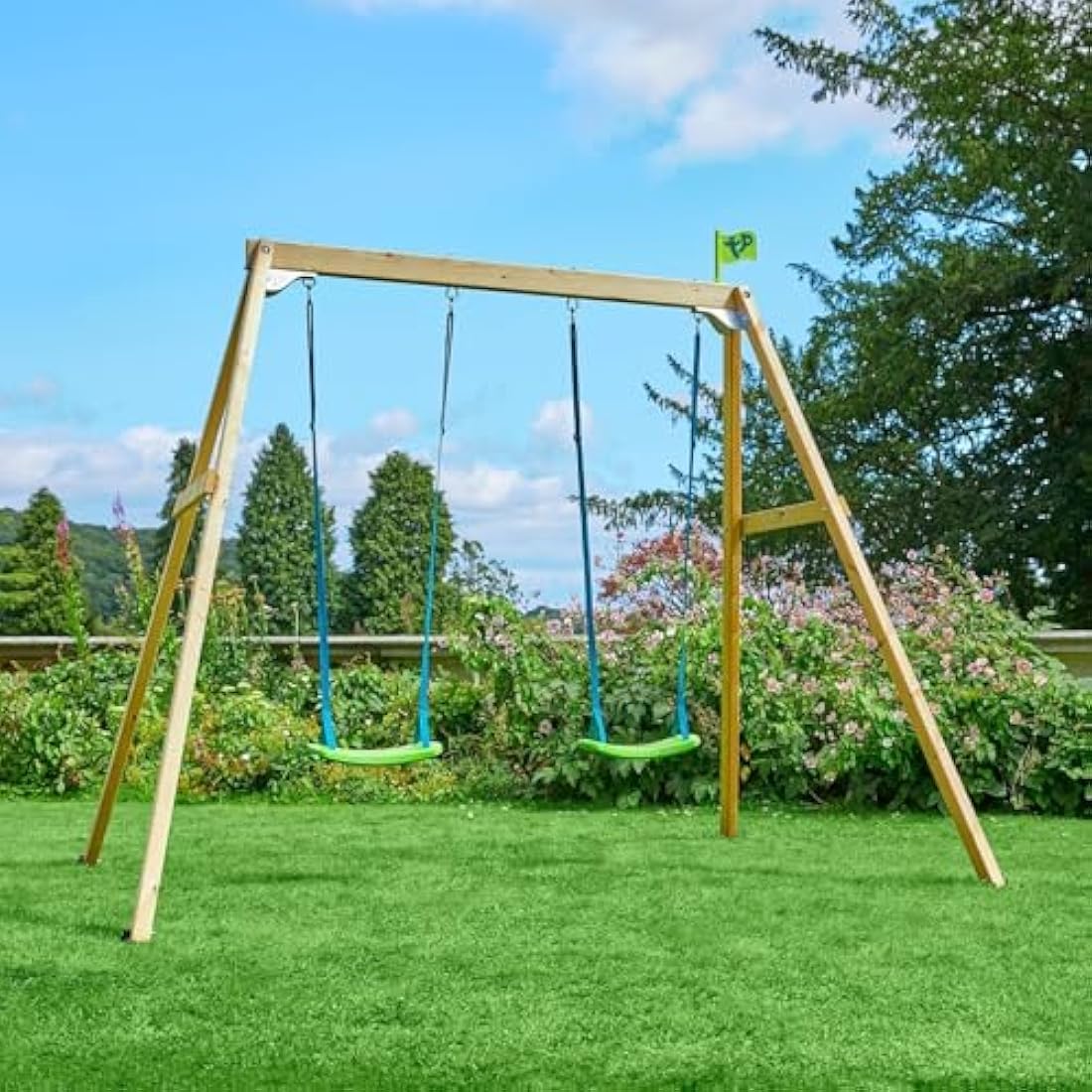 TP Toys TP304 Wooden Swing Frame (Forest Double)