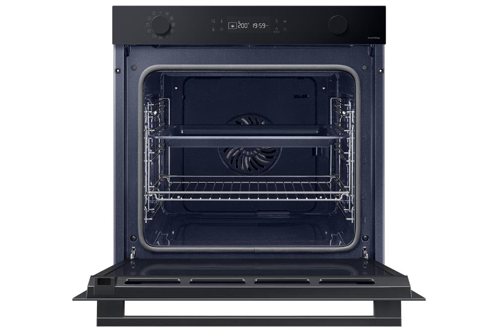Samsung Series 4 Dual Cook Flex Smart Oven with Pyrolytic Cleaning, Colour: Stainless Steel, NV7B45305AS