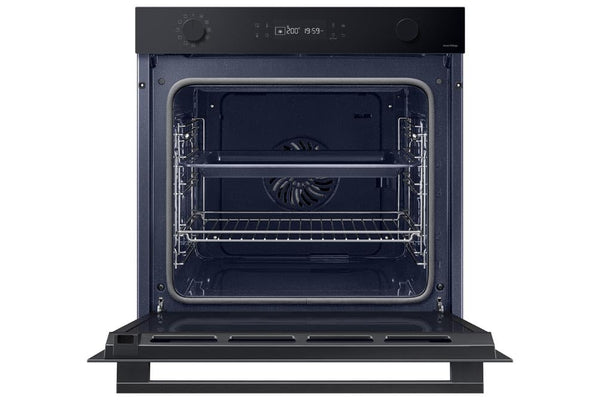 Samsung Series 4 Dual Cook Flex Smart Oven with Pyrolytic Cleaning, Colour: Stainless Steel, NV7B45305AS