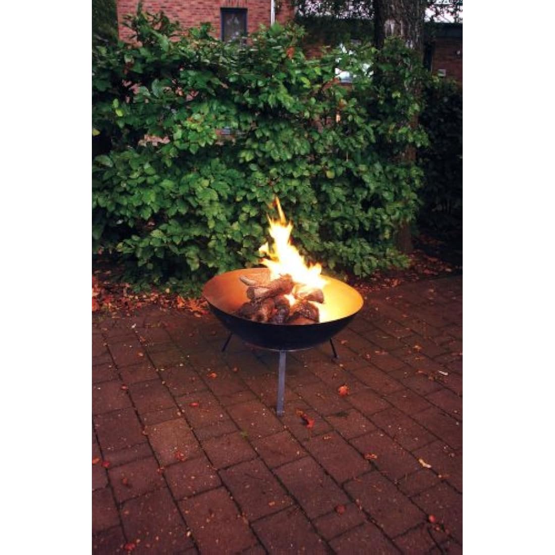 Esschert Design FF114 Steel Fire Bowl, Black, 14.0 in*23.0 in*23.0 in