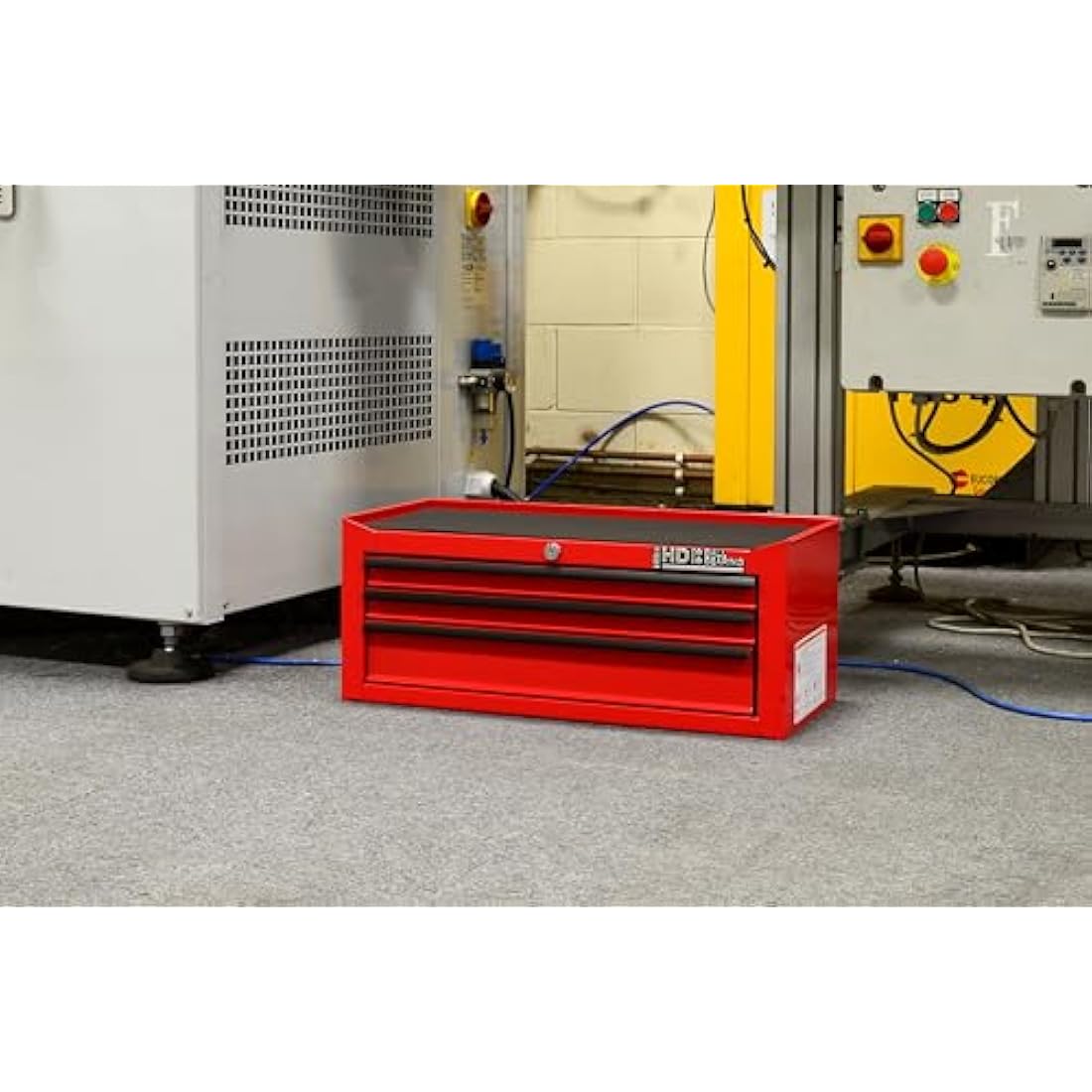 Hilka G301C3BBS - Durable 3-Drawer Tool Chest,Red