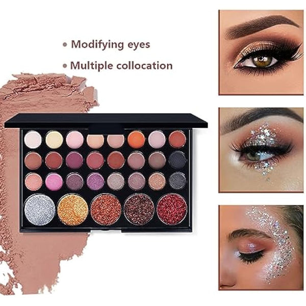 FantasyDay All-in-one Makeup Set Gift Surprise | Full Makeup Kit for Women Cosmetic Essential Starter Bundle Include Eyeshadow Palette Lipstick Blush Foundation Concealer Face Powder Lipgloss Brush