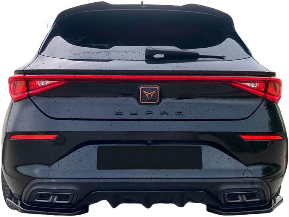 Oneway Rear Side Diffusors compatible with Cupra Leon HB 2020- - Version 2 - Gloss black