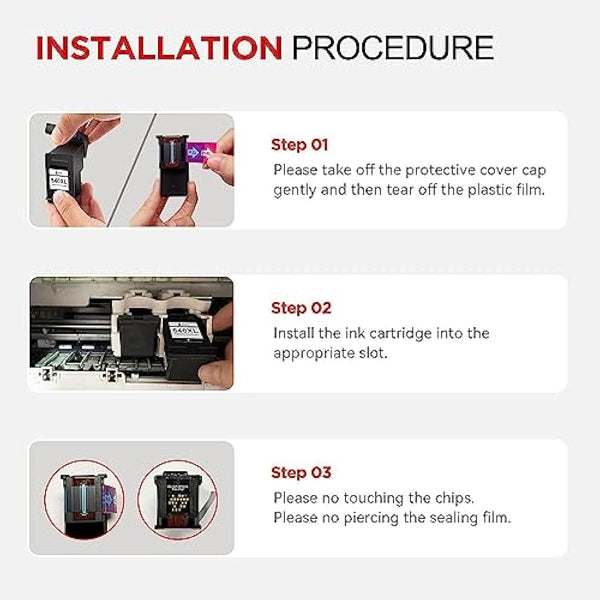 540XL 541XL Twin Pack Replacement for Canon 540 and 541 Ink Cartridges for Pixma MG3650s MG3650 MG3600 TS5150 TS5151 TS5100 M3100 MG3150 MG3500 MG4250 MX475 Ink Cartridges 540 and 541XL PG540 CL541