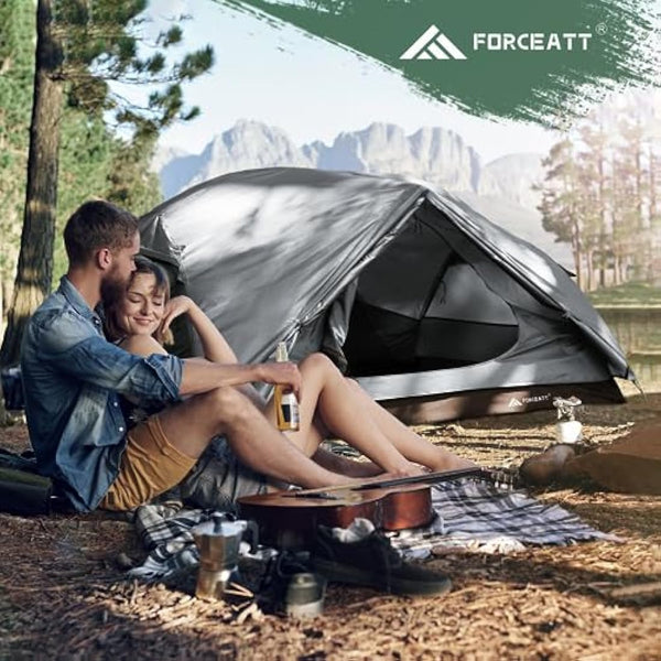 Forceatt Camping Tent,2-3 Man Tent for Outdoor PU3000mm Waterproof Tent Lightweight & Portable easy set up for Hiking Backping Eurohike