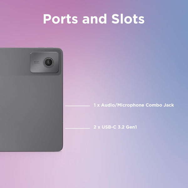 Lenovo IdeaPad Duet 3 Chromebook 10.95 Inch 2K Tablet (Qualcomm Snapdragon 7c Gen 2, Octa-core 2.55GHz, 4GB RAM, 128GB eMMC 5.1, ChromeOS) - Misty Blue