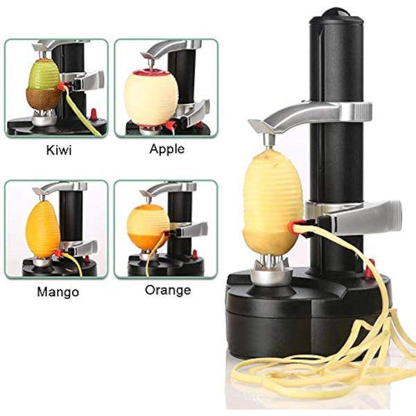 Electric Potato Peelers Automatic Rotating Apple Peeler Potato Peeling Machine Automatic Fruits Vegetables Cutter Kitchen Peeling Tool
