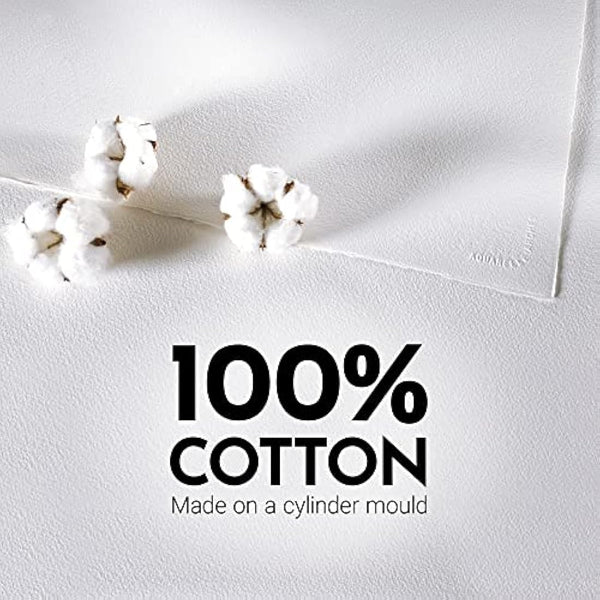 ARCHES Aquarelle 100% Satin 300 g Glued Pad A3 12 sheets Natural White