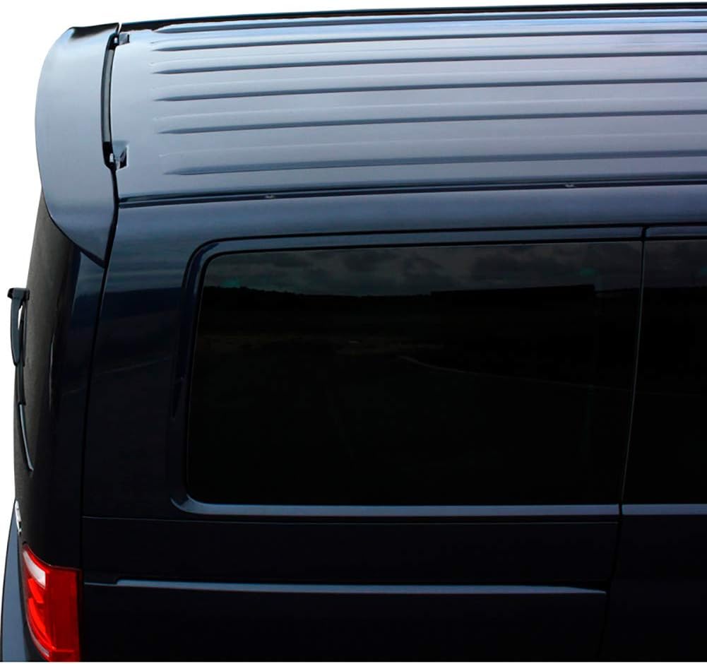 RDX Racedesign Roof Spoiler RDDS122 Transporter T6 -2015 (With Tailgate) (PU), Black or Dark Grey