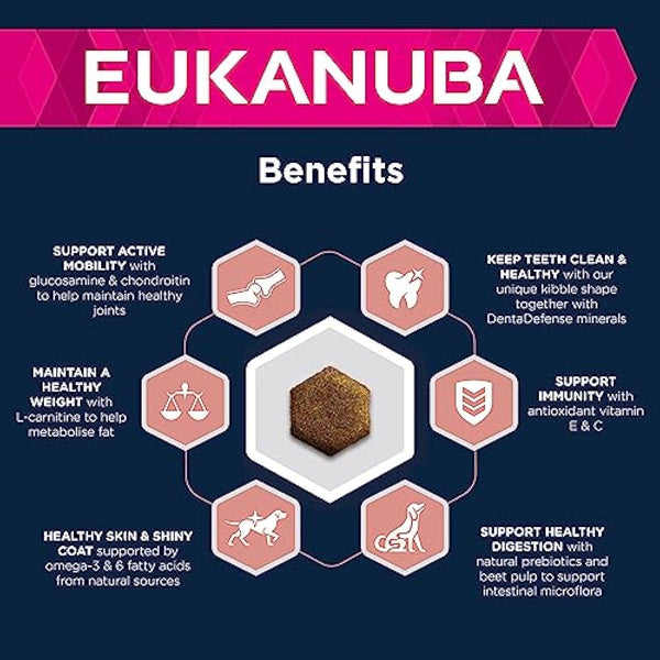 Eukanuba Complete Dry Dog Food for Senior Medium Breeds with Fresh Chicken 15 kg