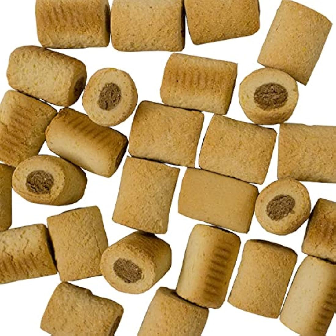 Extra Select Marrowbone Rolls Crunchy Dog Biscuits & Snacks - Marrowbone Puppy Treats & Bedtime Biscuits for Dogs - 3 Litre Resealable Tub