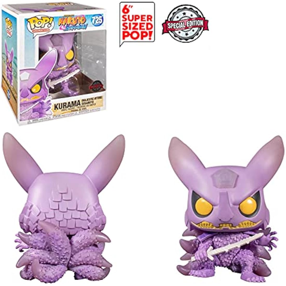 POP Funko Animation: Shonen Jump Naruto puden #725 - Kurama Majestic Attire Susano'o 6 Inch Exclusive