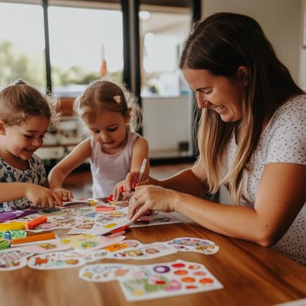 Evergreen Goods 100 Sheets A4 Glossy White Printable Sticker Vinyl, Waterproof Self-Adhesive Label Paper for Inkjet & Laser Printers, Perfect for Custom Labels, Kids’ Stickers & DIY Crafts