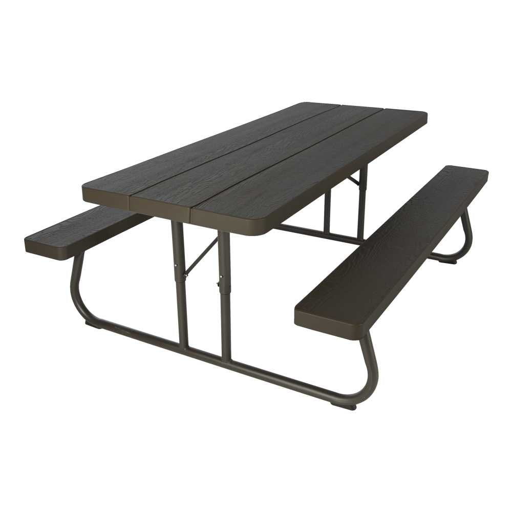 LIFETIME 60112 6 ft (1.83 m) Picnic Table (brown)