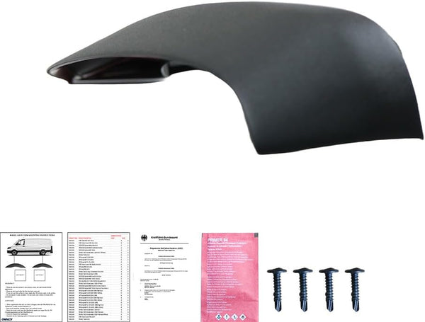 Oneway Set Wheel Arch Trims compatible with Volkswagen Transporter T5/T5.1 2003-2015 (Short & Long wheel base) - Matt black