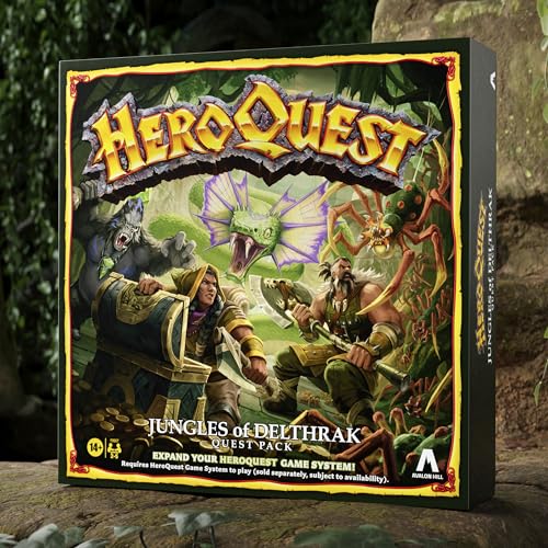 Avalon Hill HeroQuest Jungles of Delthrak Quest Pack, Requires HeroQuest Game System to Play, Roleplaying Games - English Version
