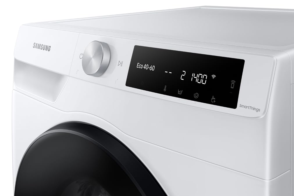 Samsung Series 6 Washer Dryer, AI Energy, Wi-Fi enabled, 9/6kg 1400rpm, White,WD90DG6B85BEU1
