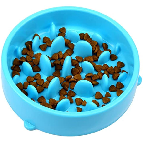 H&S Slow Feeder Dog Bowl - Dog Slow Feeder Bowl - Gradual Feeding Bowls For Dogs Cat Puppy - Anti Gulp - Prevent Food Overeating & Bloating - Small or Large