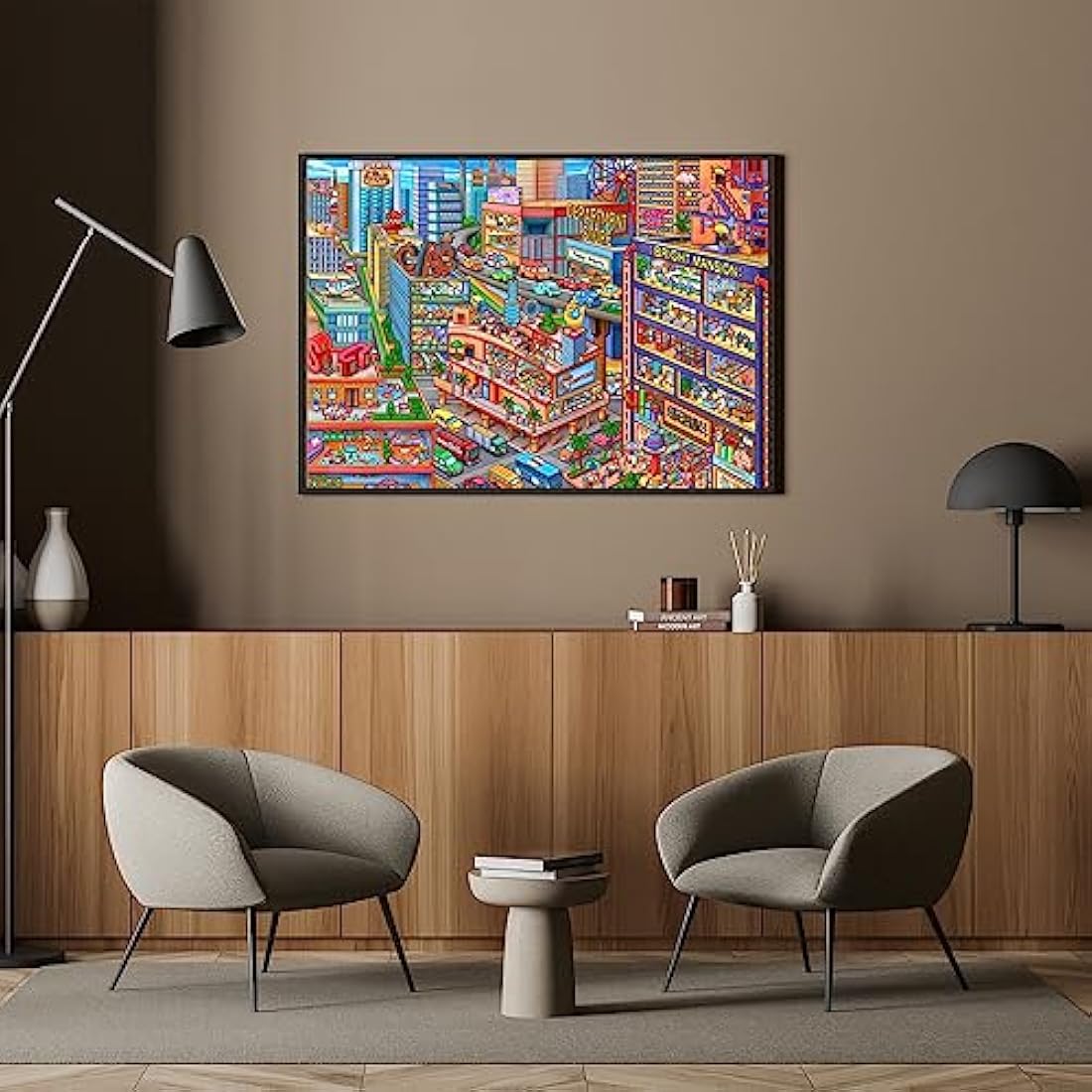 HUADADA Jigsaw Puzzles for Adults 1000 Piece Jigsaw Puzzles for Adult JigsawPuzzle 1000 Pieces for Adults Challenging Puzzle Games-Business Center