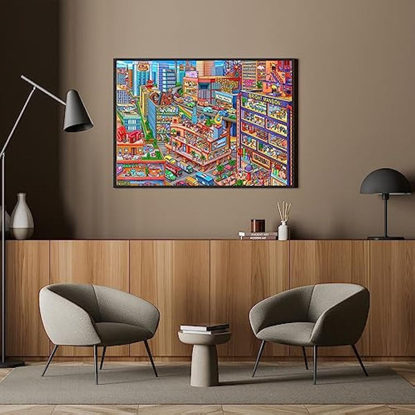 HUADADA Jigsaw Puzzles for Adults 1000 Piece Jigsaw Puzzles for Adult JigsawPuzzle 1000 Pieces for Adults Challenging Puzzle Games-Business Center