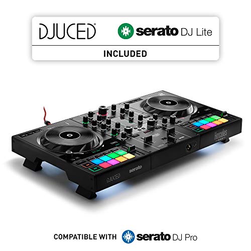 Hercules DJControl Inpulse 500 2-Deck USB DJ Controller for Serato DJ and DJUCED