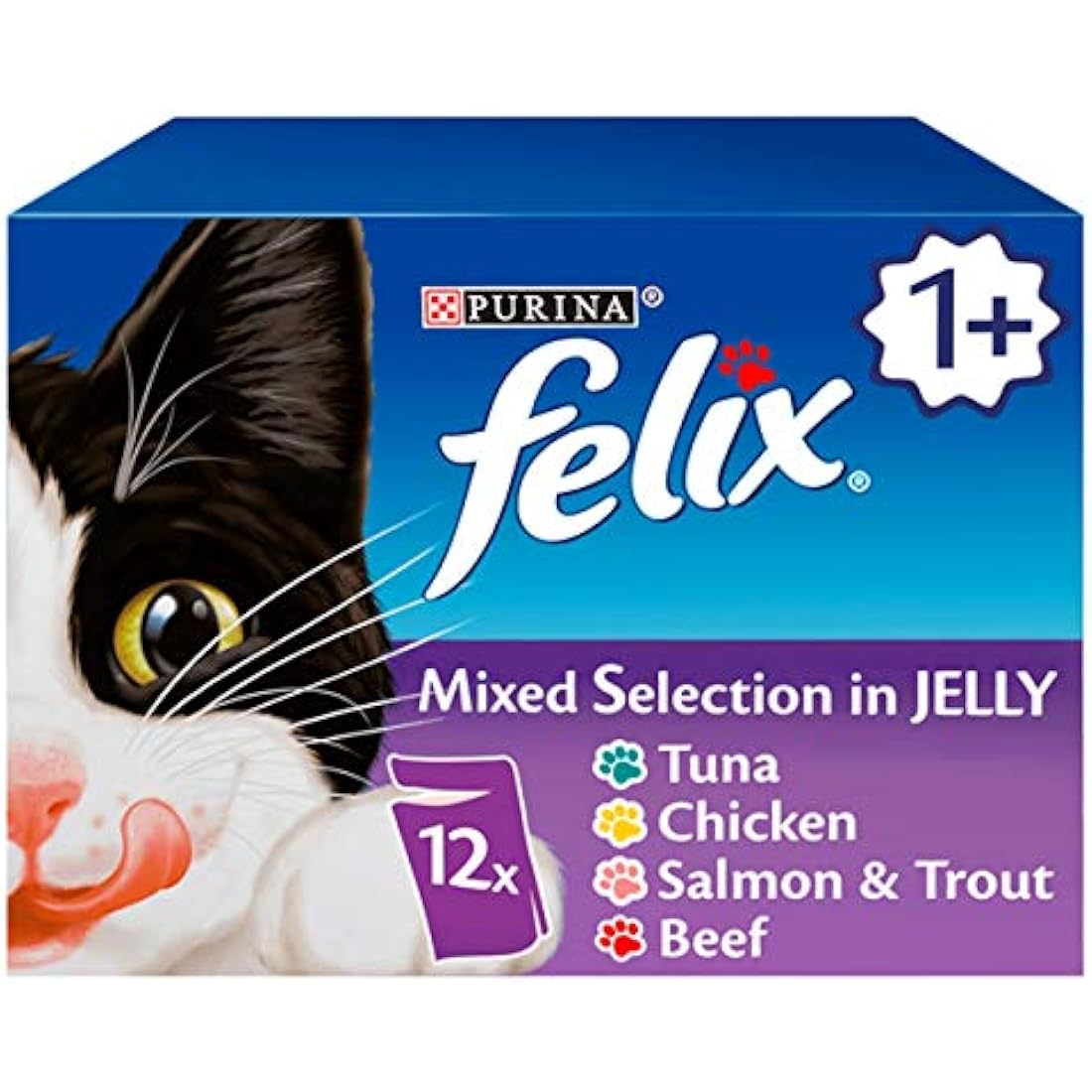 FELIX Original Mixed Selection in Jelly Wet Cat Food 12x100g