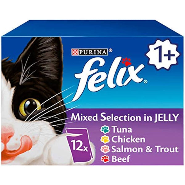 FELIX Original Mixed Selection in Jelly Wet Cat Food 12x100g