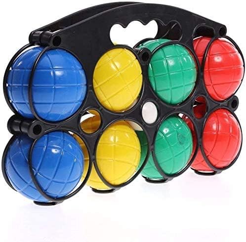 Vivo Technologies 8pc French Boules Set Petanque Balls Garden Game Free Carry Case NEW Fun Kids Entertain