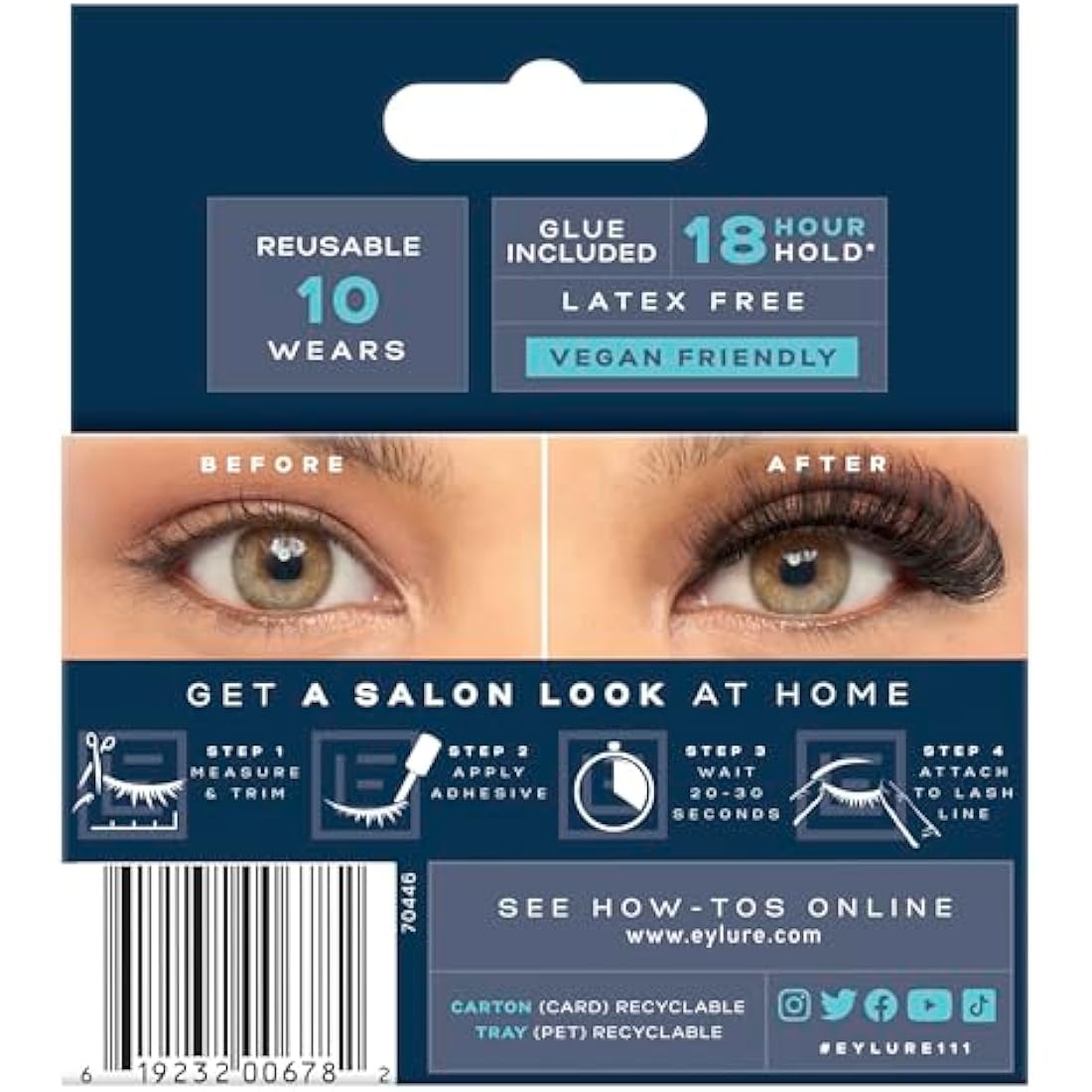Eylure Volume & Curl No. 111 False Lashes