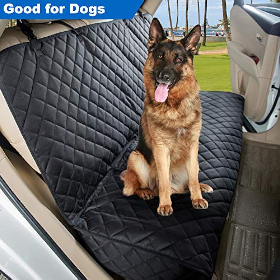 VIEWPETS Car Seat Cover, Waterproof, Durable and Non-Slip, Pet Car Seat Cover for Dogs, Universal Size, Fits Cars, Trucks and SUVs
